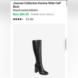 Journee Collection Karima Wide Calf Boots